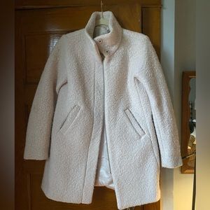 LOFT Bouclé Light Pink Winter Coat